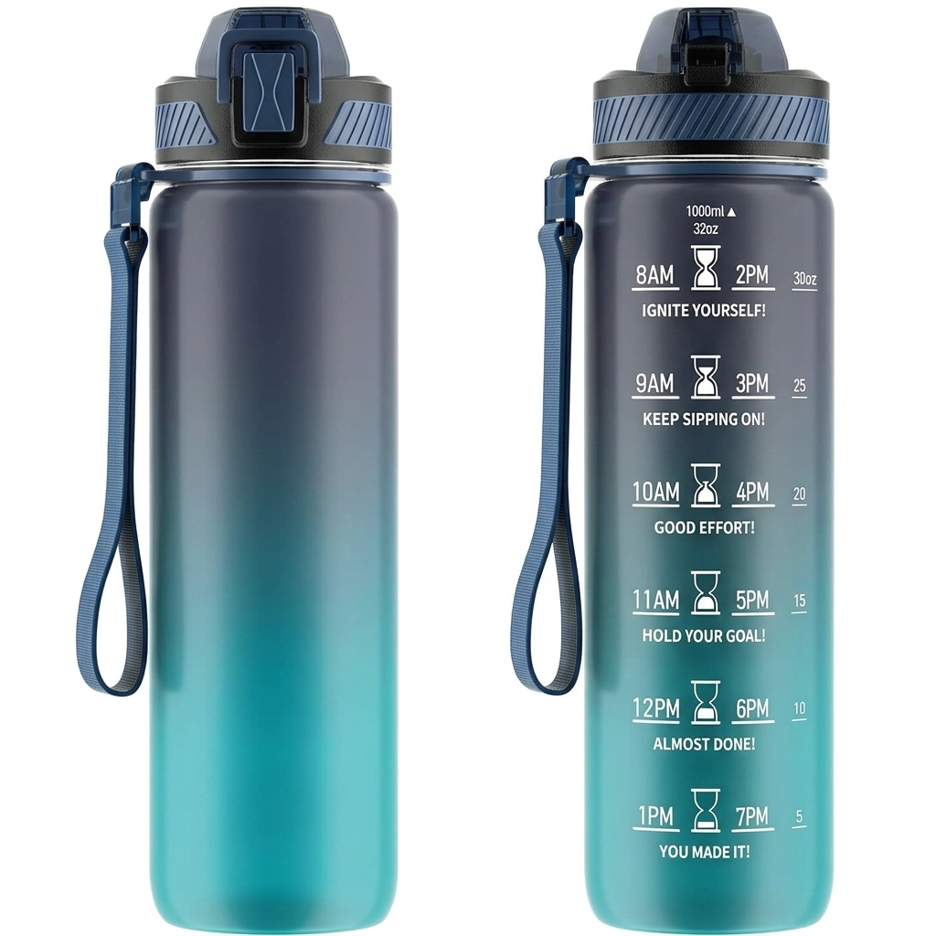 32oz Tritan Bottle with Straw