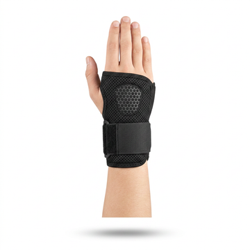 Carpal tunnel wrist brace right hand with thumb spica splint, designed for tendonitis and arthritis pain relief