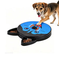 3 in 1 Dog Scratch Board with Interactive Feeding Design