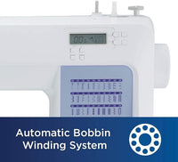 Computerized home sewing machine for clothing and fabric projects