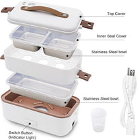 300W electric food warmer for portable meal heating