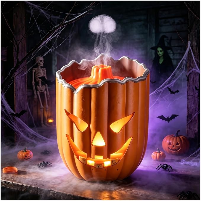300ml pumpkin aroma diffuser with decorative design