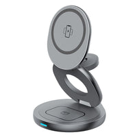 35W 3-in-1 wireless charging stand with foldable design