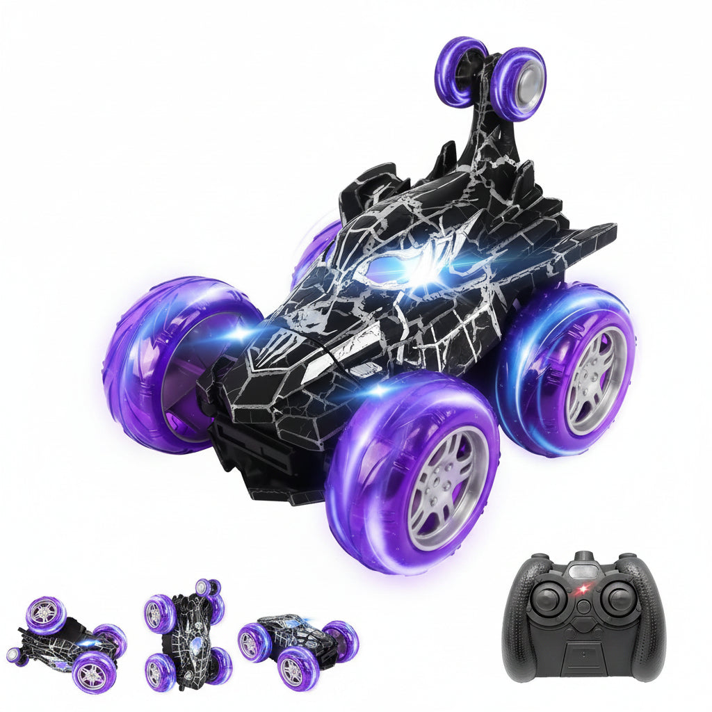 360 degree RC stunt car for kids with rotating movement