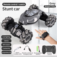 360 RC stunt car with spinning drifting and twisting actions