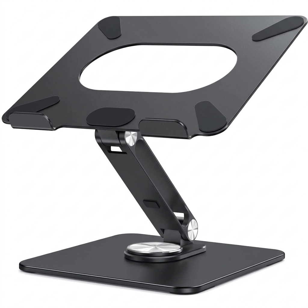 360 rotating laptop stand ergonomic adjustable notebook riser