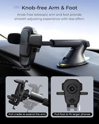 adjustable 360 rotation car phone mount flexible viewing angle