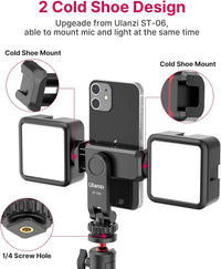 Adjustable 360 degree rotating phone tripod mount holder