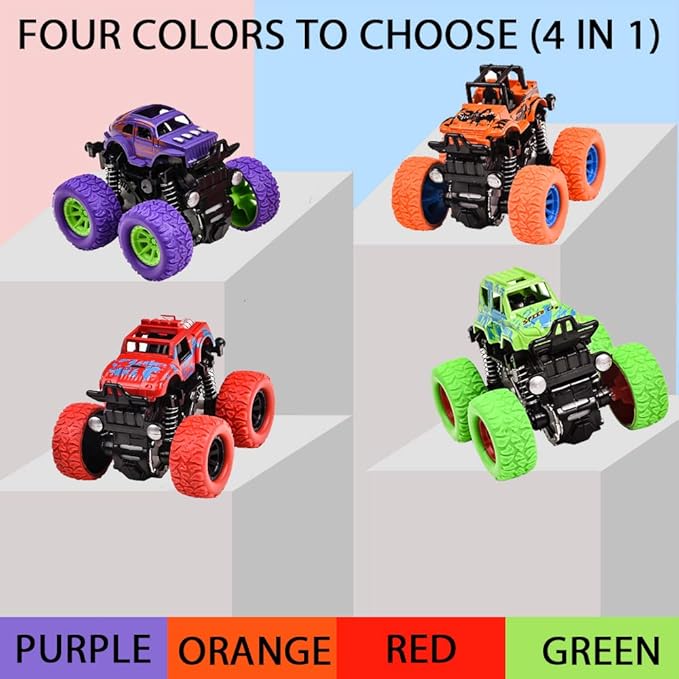 360 degree rotation stunt toy trucks for kids