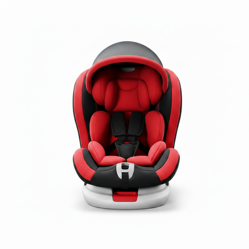 360 rotating baby car seat with package contents