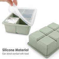 Stackable Ice Cube Trays with Leakproof Lids