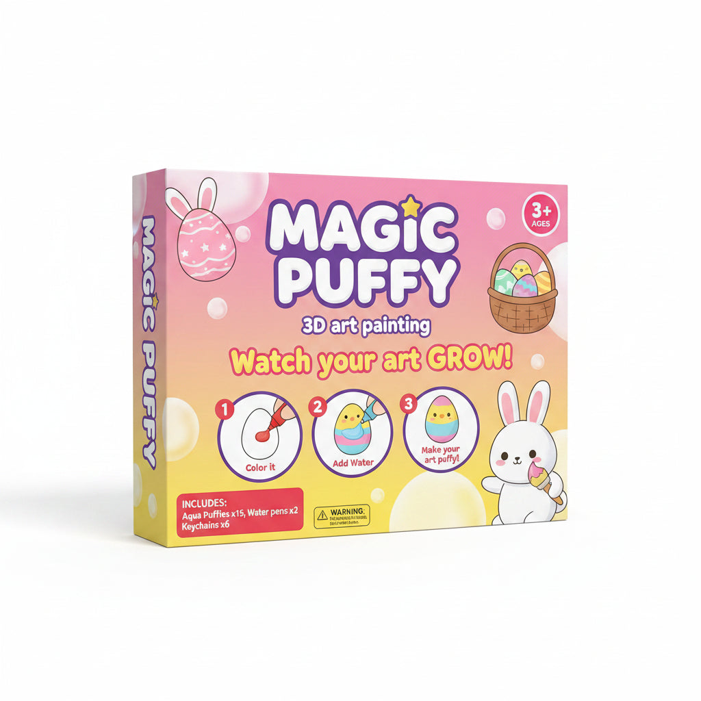 3D foam painting kit for kids creative activities