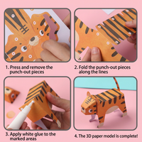 3D Origami DIY Puzzle Kit – Educational Toy for Kids, Crafting & Learning Fun