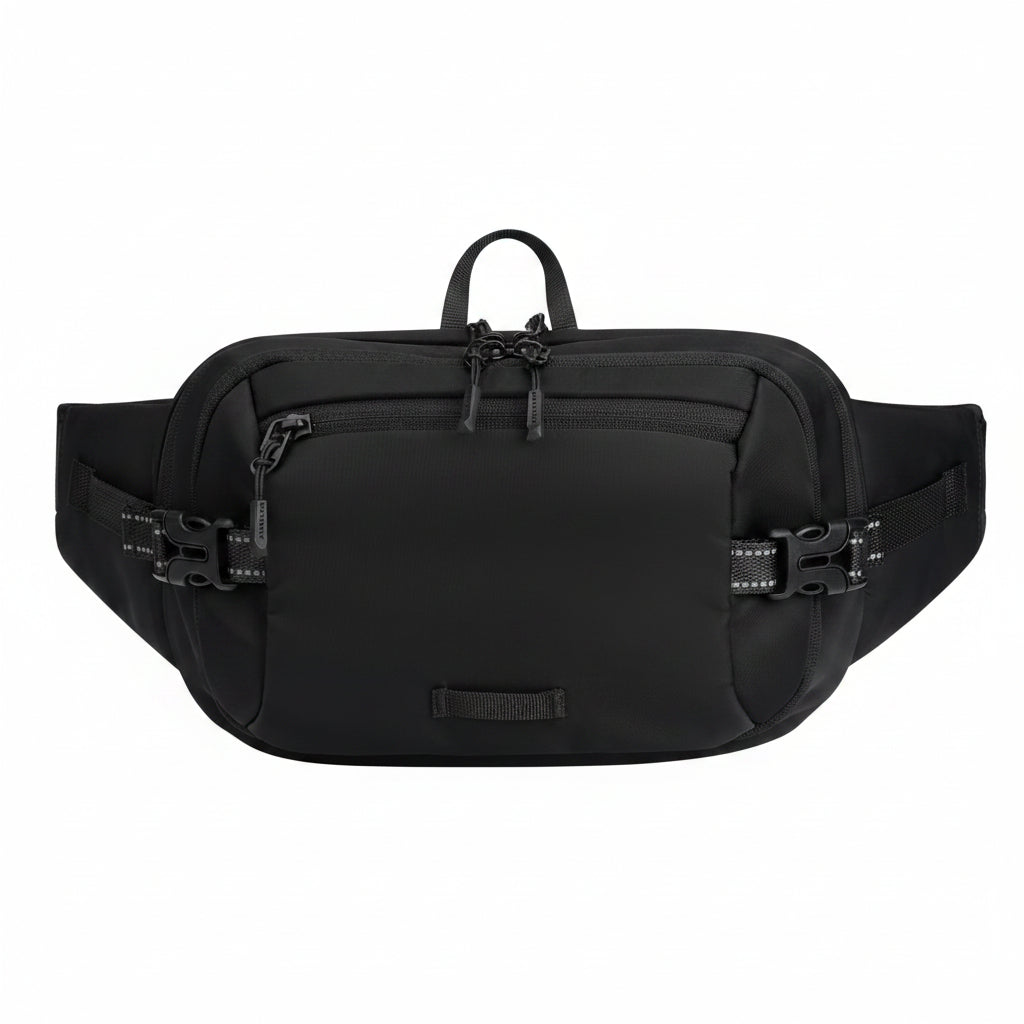 3L waist bag with multi-pocket design for travel and daily use