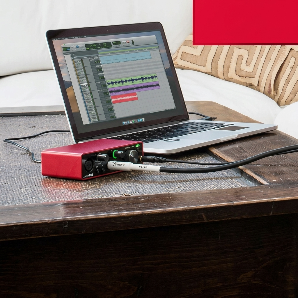 3rd Gen with 1 instrument input and 1 microphone input for versatile recording and audio production