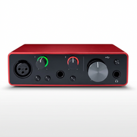 3rd Gen USB audio interface for guitarists, podcasters, and vocalists with 1 guitar input and 1 XLR microphone input