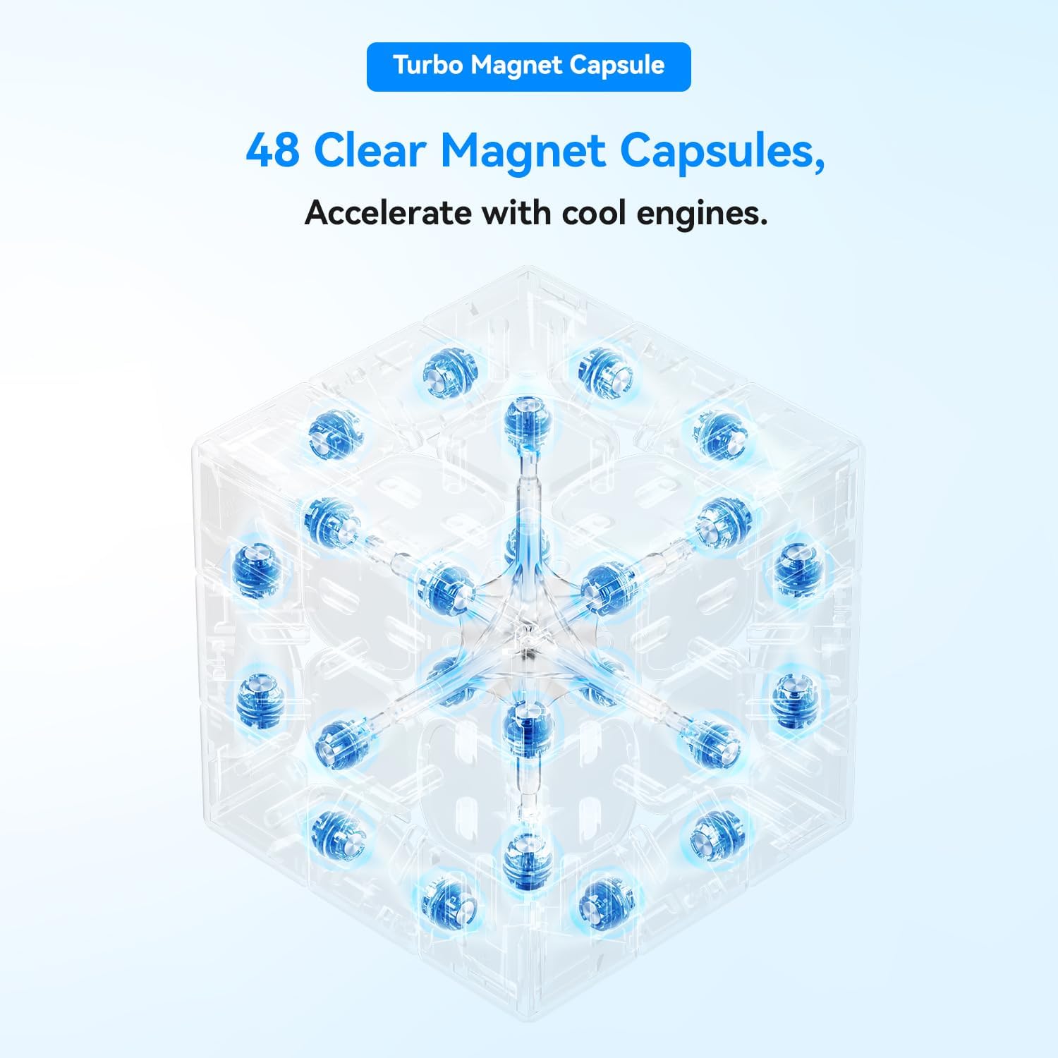 3x3 Magnetic Cube Puzzle Toy – Upgraded Frosted Version for Fast Solving