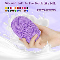 Crochet hooks and accessories set for creative yarn projects