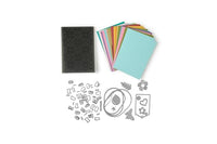 Manual embossing machine for creative paper craft projects