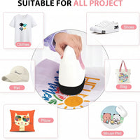 Portable craft heat press machine for small fabric projects