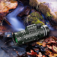 Monocular telescope with smartphone adapter for photography