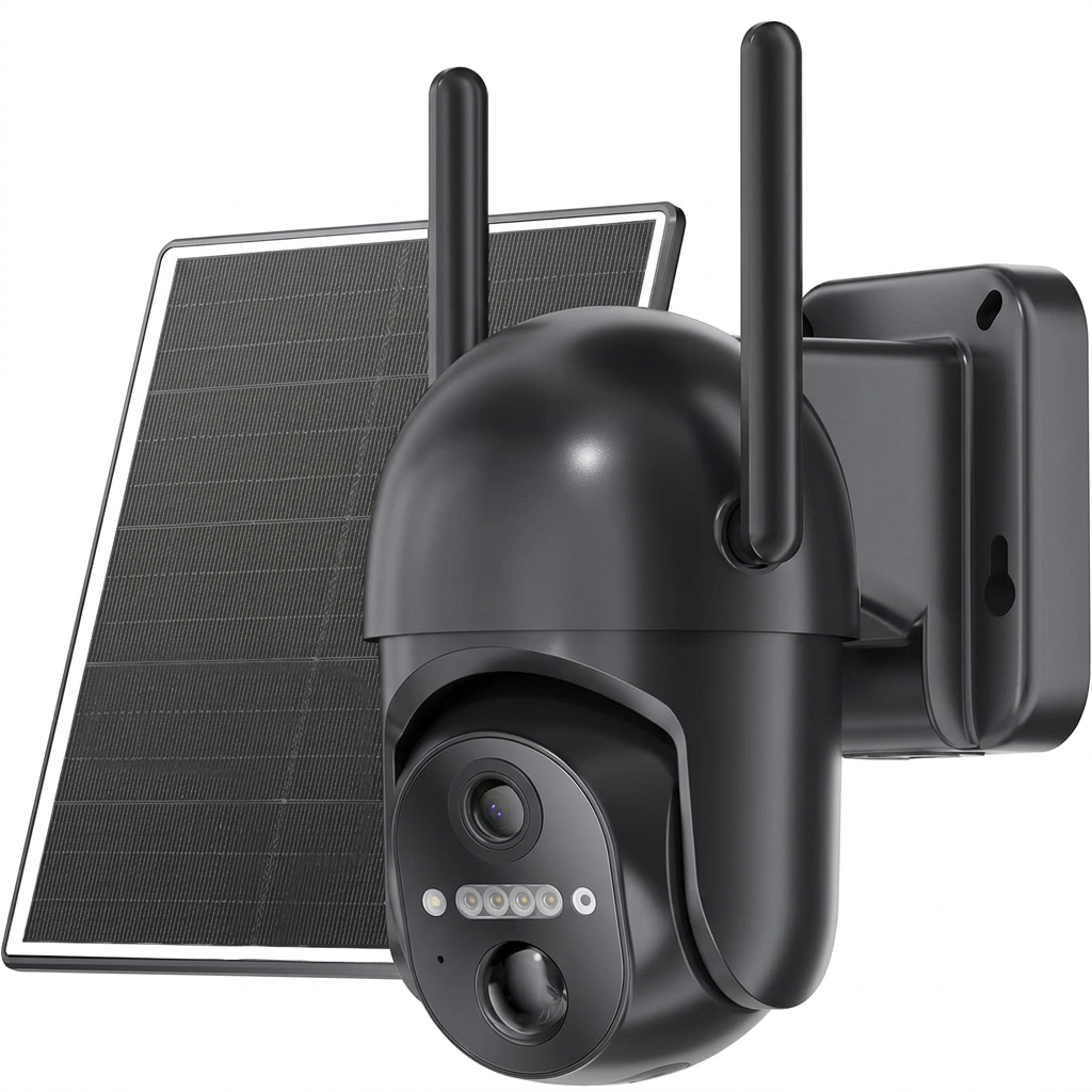 4G LTE solar outdoor view camera for open outdoor spaces