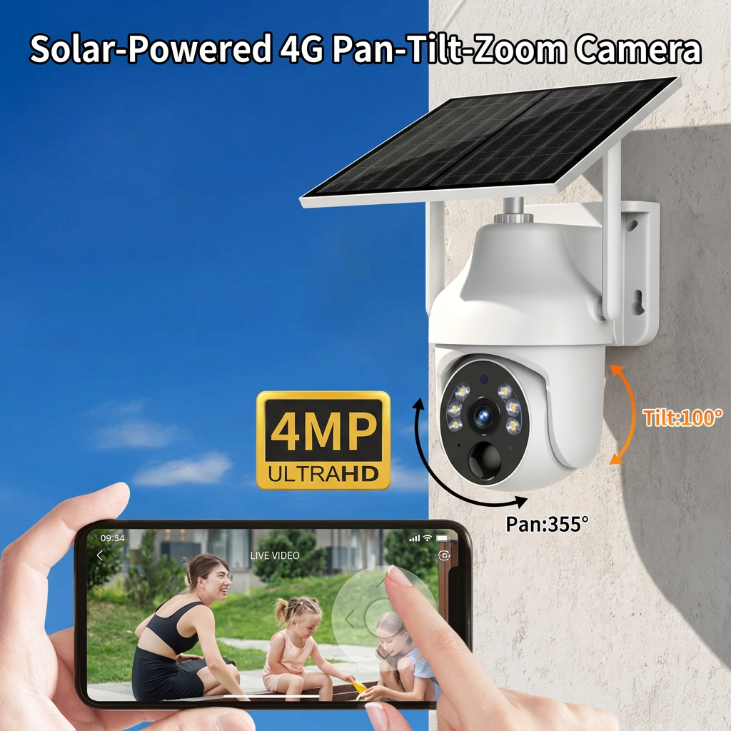 : 2-way audio for communication through the outdoor security camera, with motion detection and night vision.