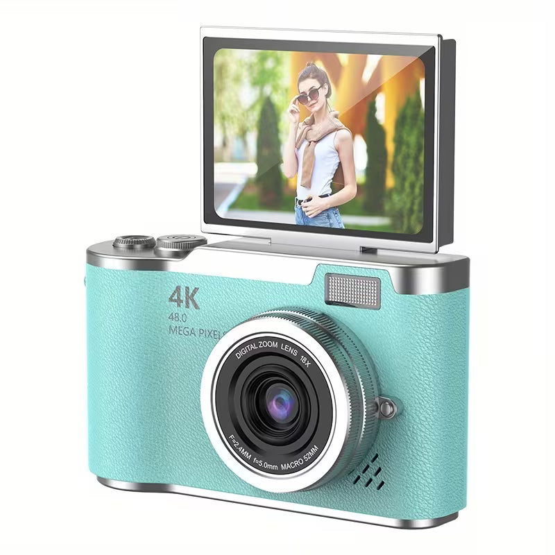 4K digital camera compact portable for photography and vlogging