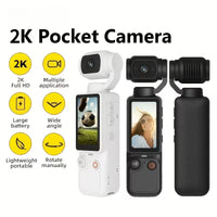 4K Portable Action Camera with Rotating Screen for Outdoor Use
