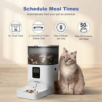 4L dry food container section for cats and small dogs