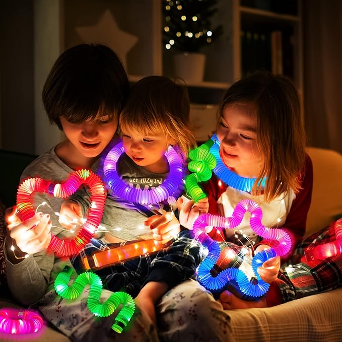 Glow sticks for 4th of July celebration, light-up necklaces and bracelets