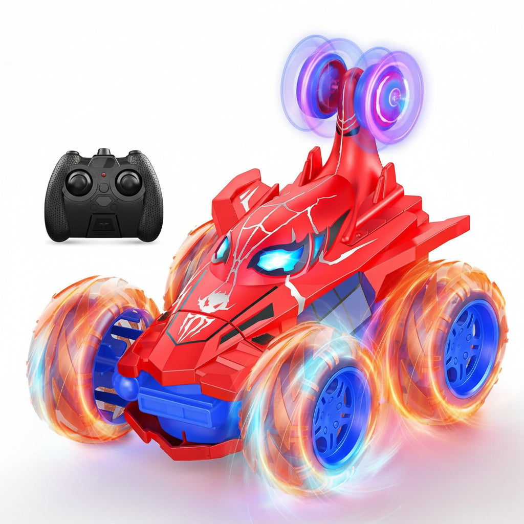 4WD remote control car with colorful wheel lights