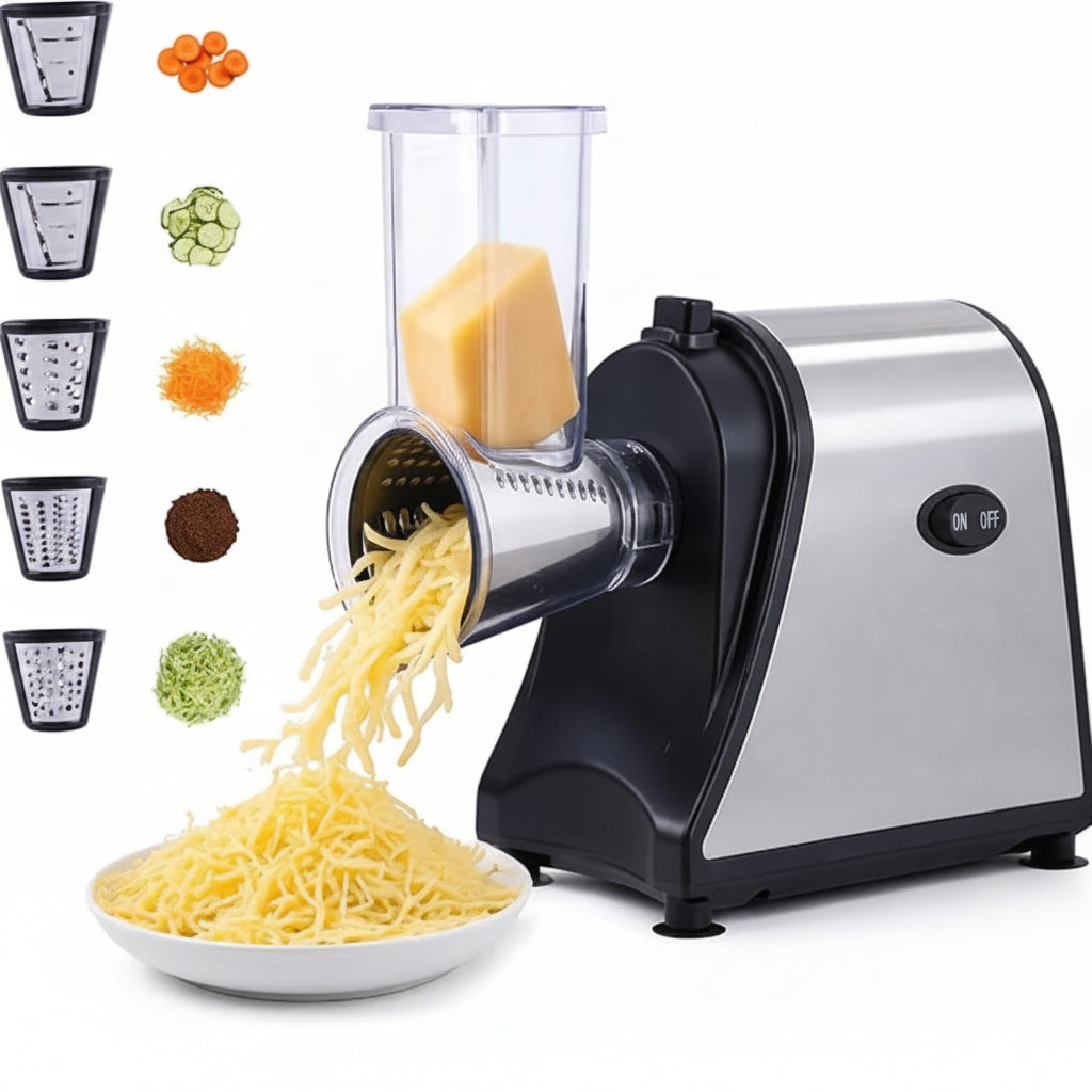 Electric Salad Maker with 5 Stainless Steel Blades