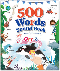 500 words sound book for kids with interactive audio learning features