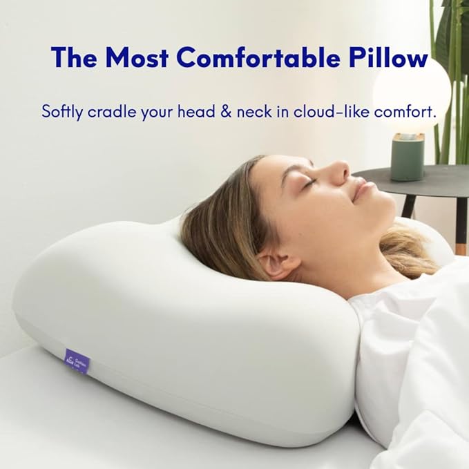 Ergonomic Contour Pillow for Deep Sleep Comfort