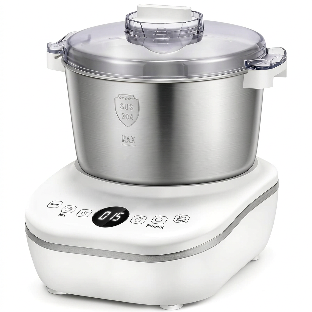 5L electric dough mixer with stainless steel bowl