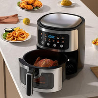 Digital Air Fryer 6L with Viewing Window for Crispy Cooking