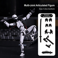 6 Pack T13 3D Action Figures, featuring Nova Titan and Lucky 13, multi-jointed and movable