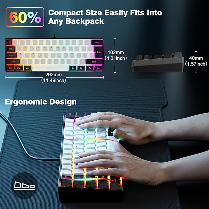 mini keyboard RGB backlight effects