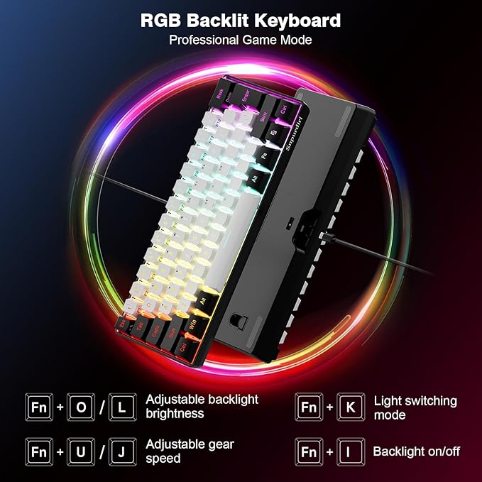 compact keyboard keycaps close up