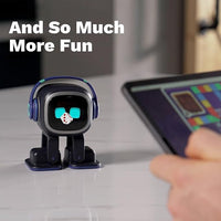 Interactive AI Desktop Robot with Voice Commands, Dancing and Companion Features