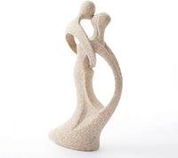 Modern Abstract Couple Sculpture | Decorative Figurine