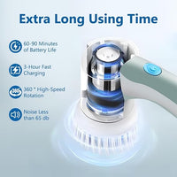 Electric Spin Scrubber – Cordless Rechargeable Cleaning Brush