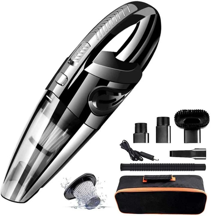 Cordless Handheld Vacuum Cleaner for Car and Home, Portable Rechargeable Wet Dry Vacuum with Filter