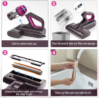 mattress vacuum with 273nm UV-C light