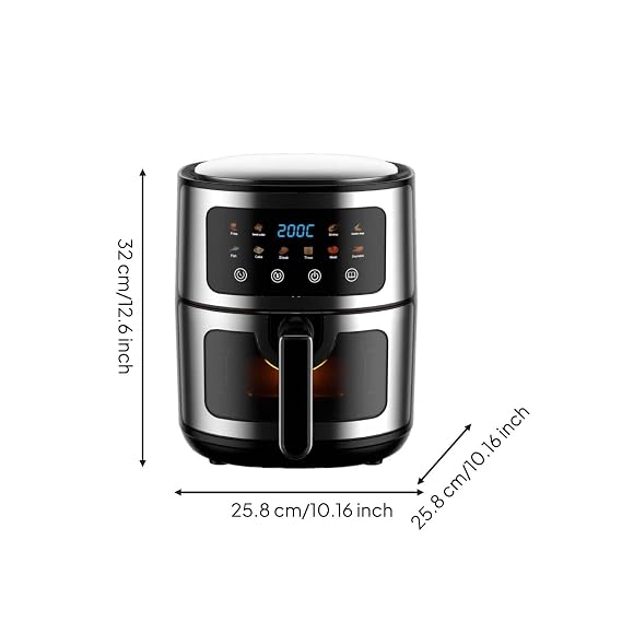 electric air fryer with temperature control