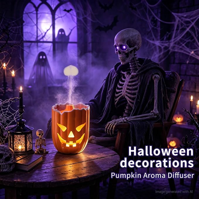 Decorative aroma diffuser with 7-color light