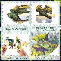70 piece dinosaur jigsaw puzzle for children