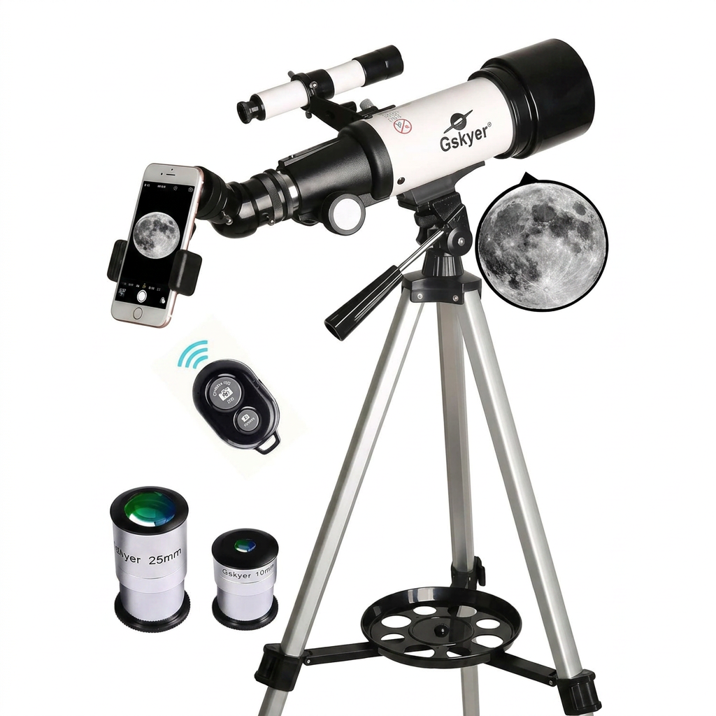 70mm beginner astronomical telescope for kids and students