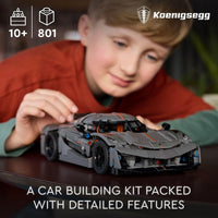 Sports Car Building Blocks Toy for Kids – Hypercar Racing Model Kit, Vehicle Construction Toy for Boys & Girls